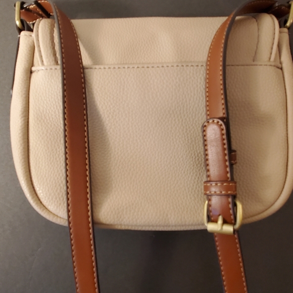ST JOHN'S BAY CROSSBODY with Brown Trim  Westbay Saddle - Picture 9 of 11